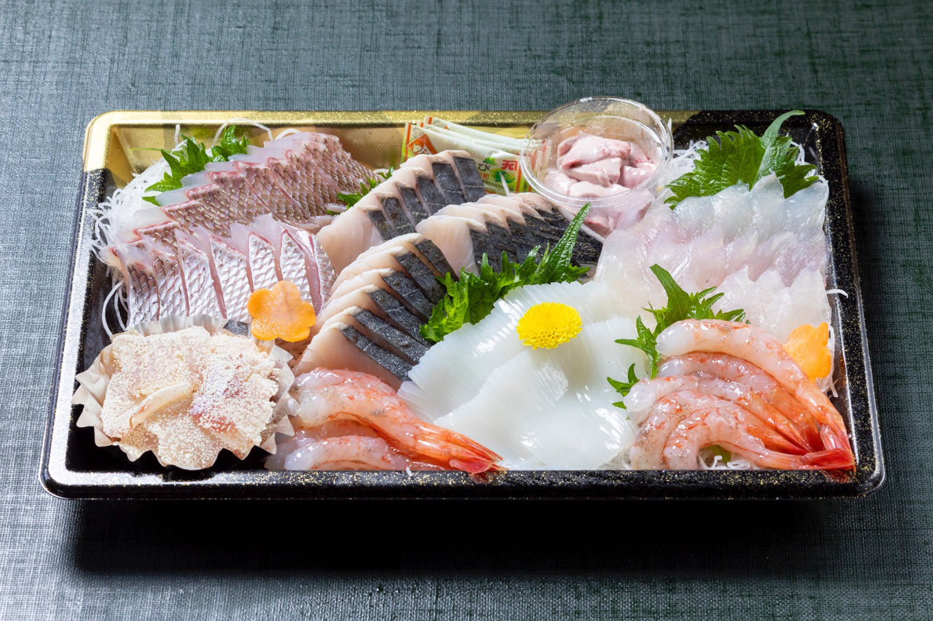 旬の刺身盛り合わせセット